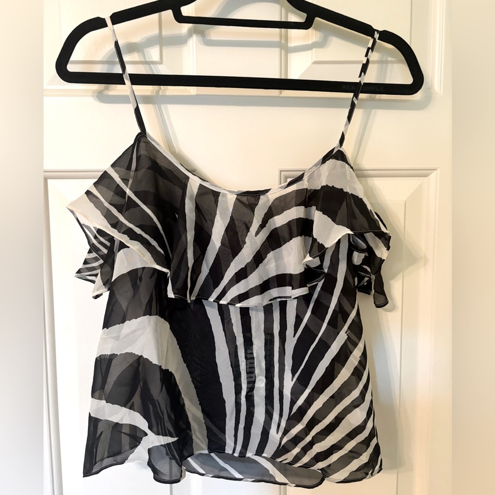 Show Me Your Mumu Zebra Print Top - Size Small